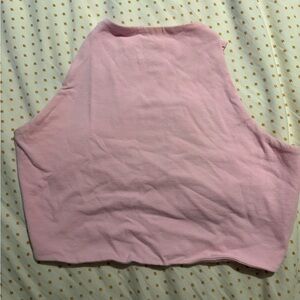 Hollister Pink Sleeveless Crop Tank Top